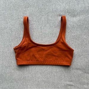 TnaSLICK mini bra top - burnt apricot